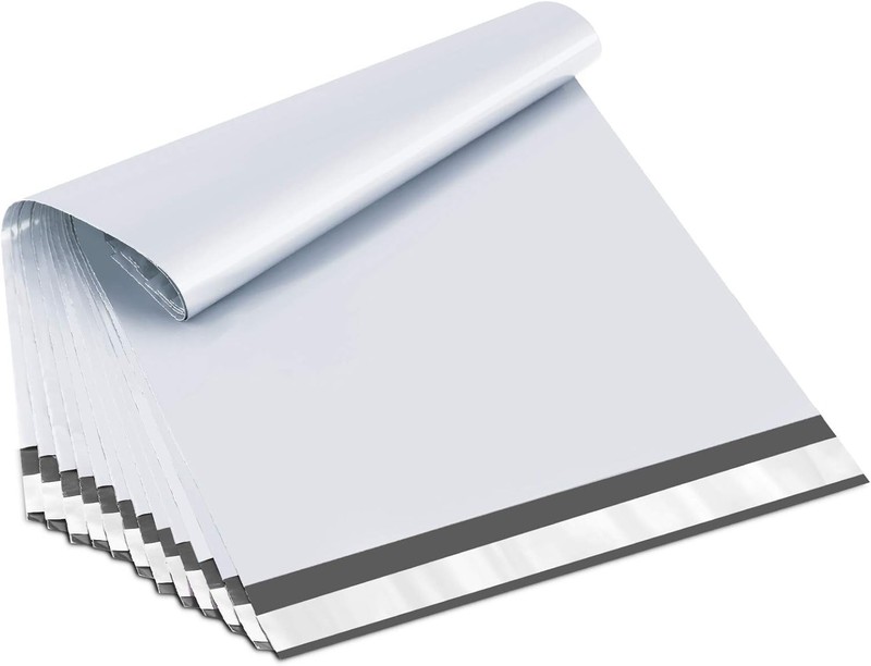 100 Pack Strong Self-Seal 10x13'' Opaque Poly Mailers - Perfect for Businesses gallery