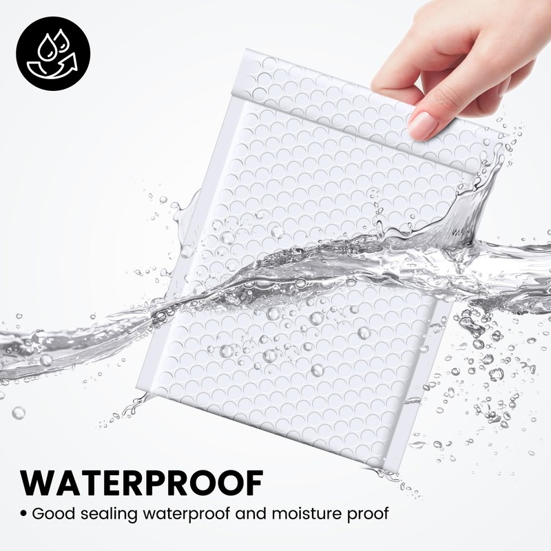 Fuxury Bubble Mailer 6x10" 100 Pack White Bubble Mailers Usable Size 6x9" Sel... gallery
