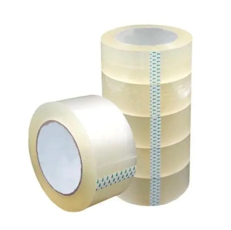 12 Rolls Shipping Packaging Box Packing Sealing Tape 2 mil 2″ x 55 Yard 165FT