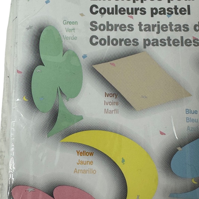 Vintage Y2K Wausau Paper Pastel Greeting Card 60 Envelopes 5.75" x 8.75" 24 lb gallery