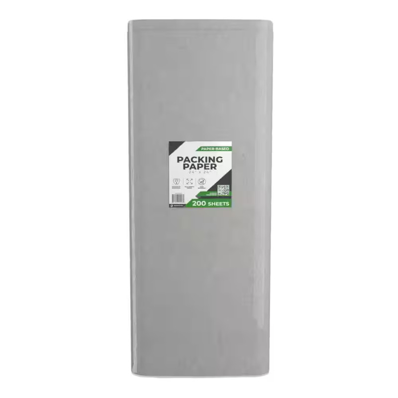 24 In. X 24 In. 100% Recycled Packing Paper 200-Sheets (6-Pack)