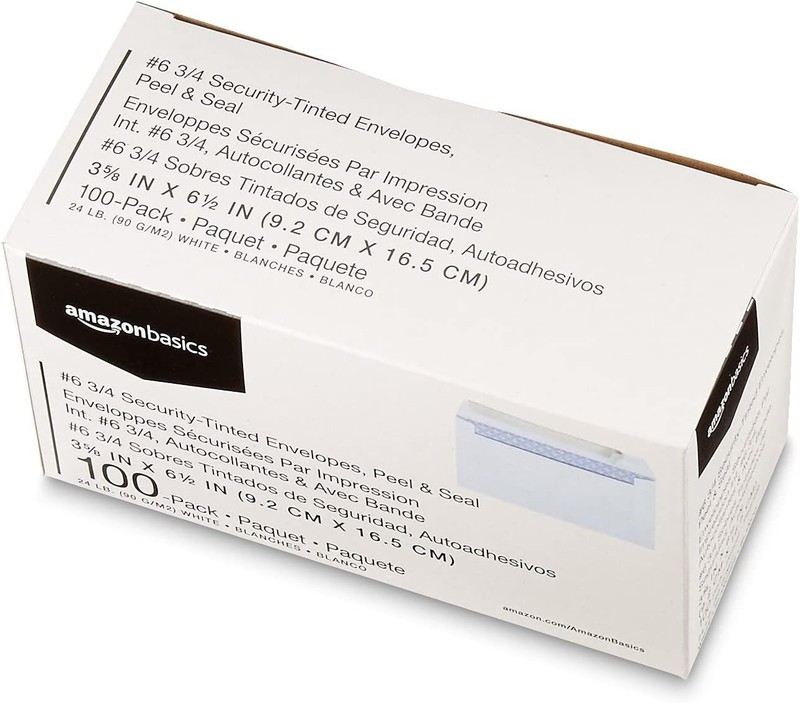 Versatile 100-Pack Self-Sealing, Security Tinted Envelopes for Secure Mailing gallery