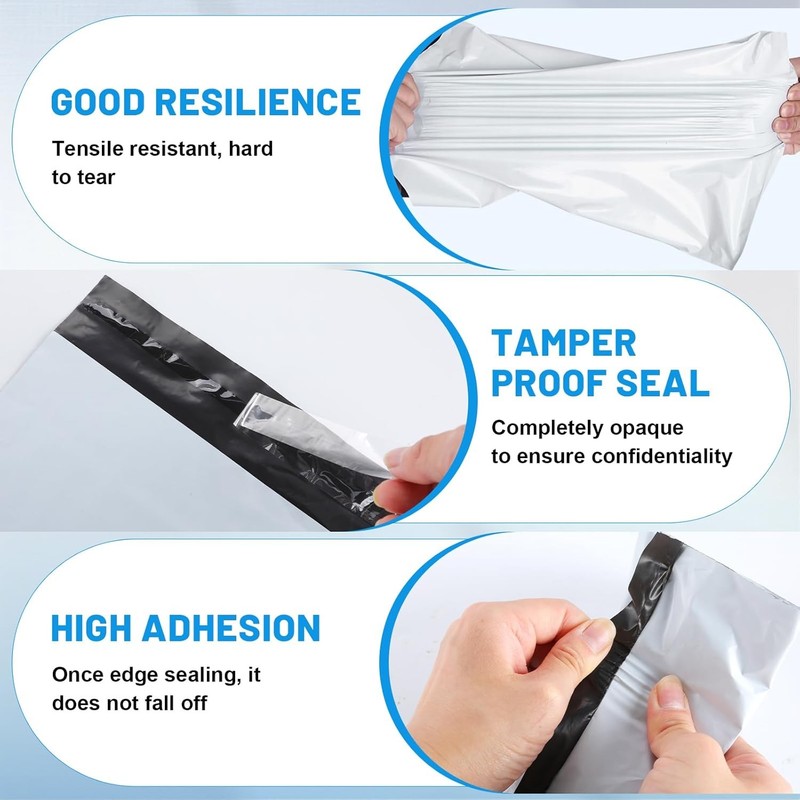 100-1000 Poly Mailers Shipping Bags Plastic Mailing Packaging Envelopes 14"x17" gallery