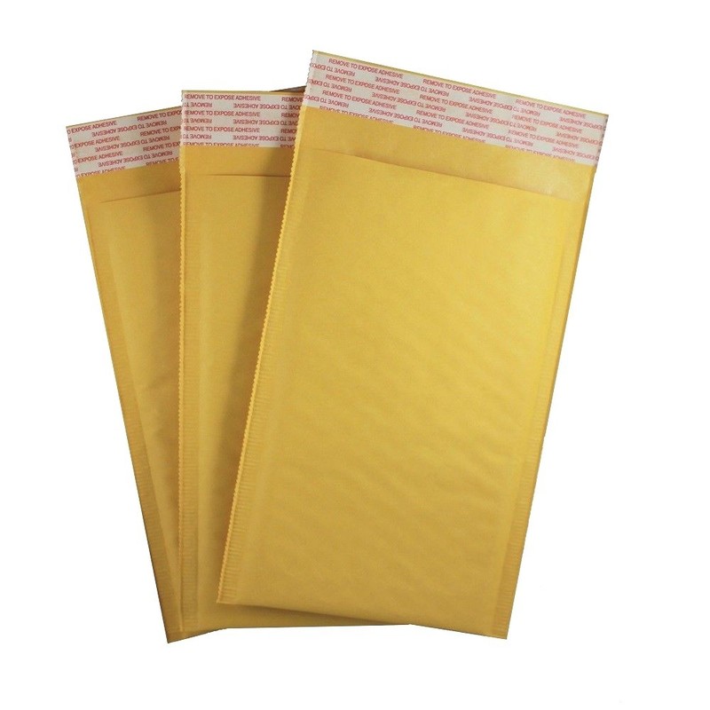 #00 5 “x 9” Kraft Bubble Self Seal Mailers Padded Shipping Envelopes – 25 Pack