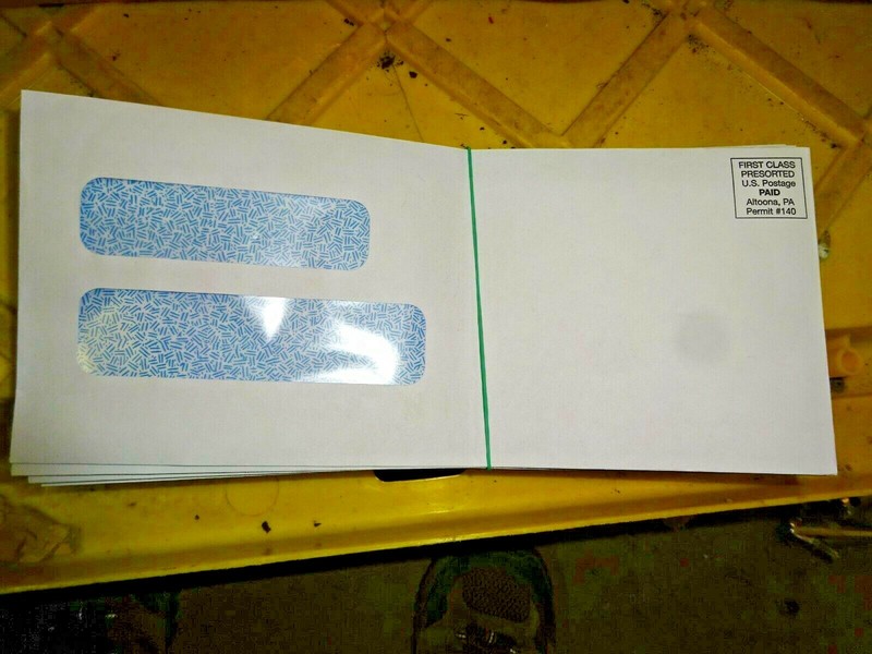 PREPAID POSTAGE BUISNESS ENVOLOPES First Class Forever - Box/50