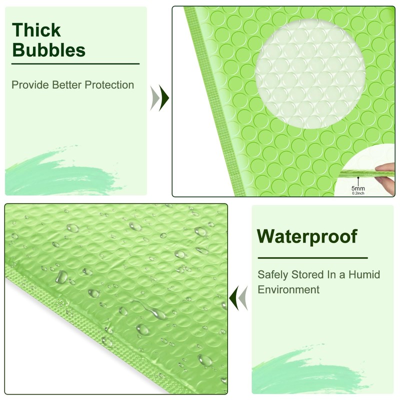 Bubble Mailers A4 Paper Size, 12x10 Padded Envelopes for Shipping, 25 Pack Ma... gallery