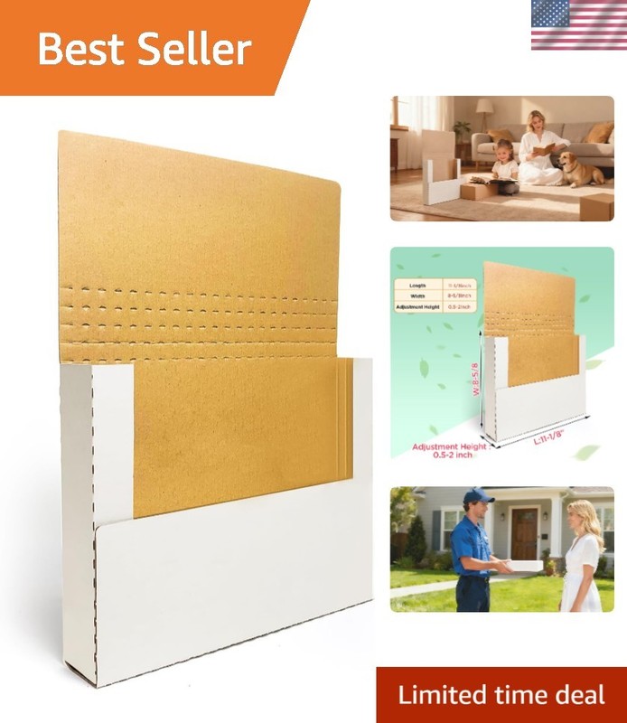 Versatile 50 Pack Easy-Fold Mailers – 11 1/8 x 8 5/8 x 2” Adjustable Boxes