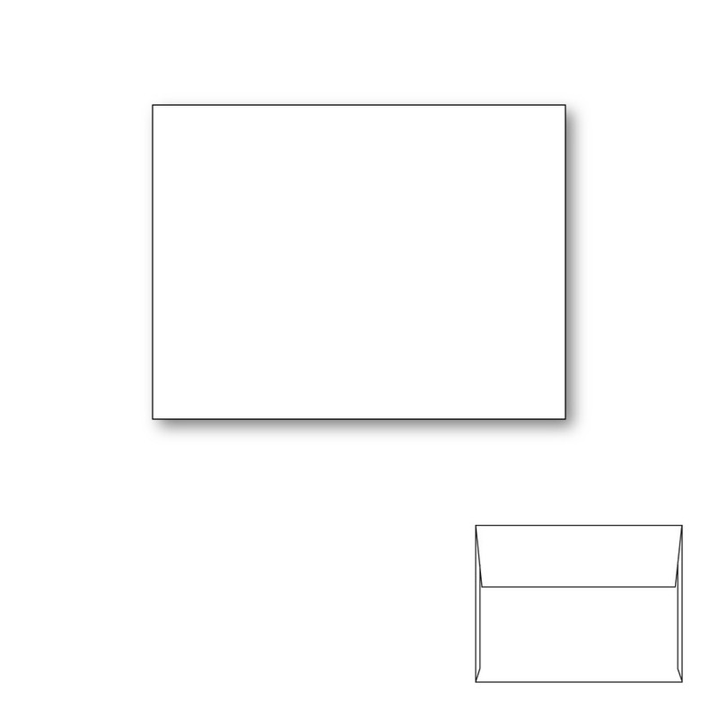 White Booklet Envelopes, White Wove, 24 lb. Size: 6-1/2″ x 9-1/2″ – Qty 500 per