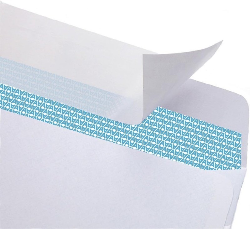 Aimoh #10 Security Self Seal Envelopes – 100 Qty |No Window, EnveGuard, 4⅛ x gallery