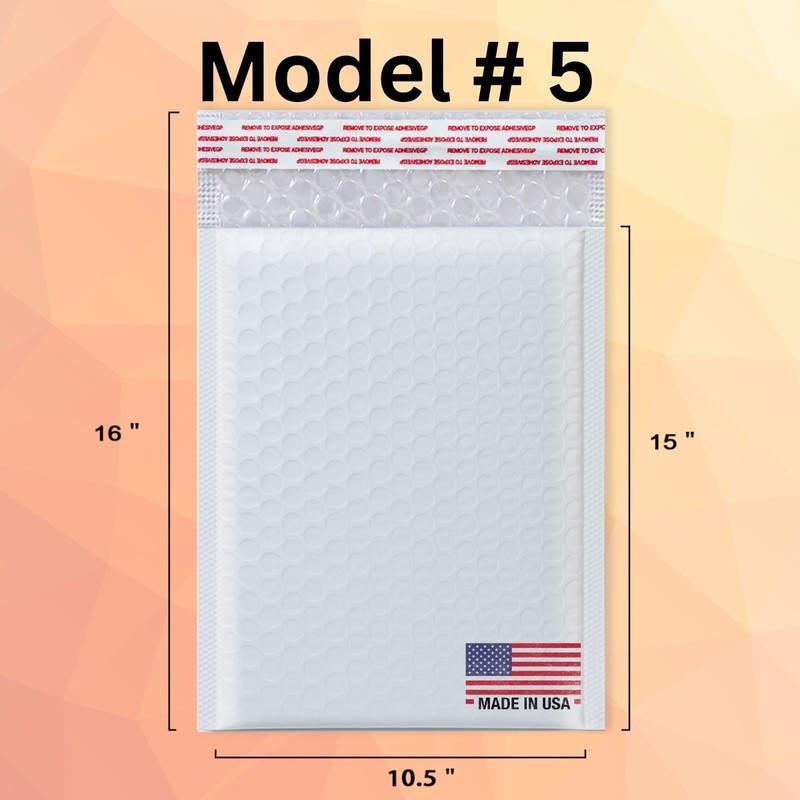 1-500 10.5×15 in Poly Bubble Mailers Envelopes Padded Shipping Mailing Bags #5