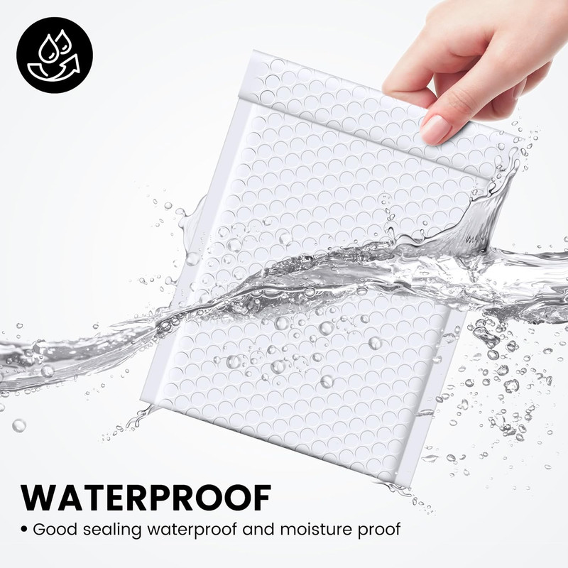 Bubble Mailer 6X10" 100 Pack White Bubble Mailers Usable Size 6X9" Self Seal Pad gallery