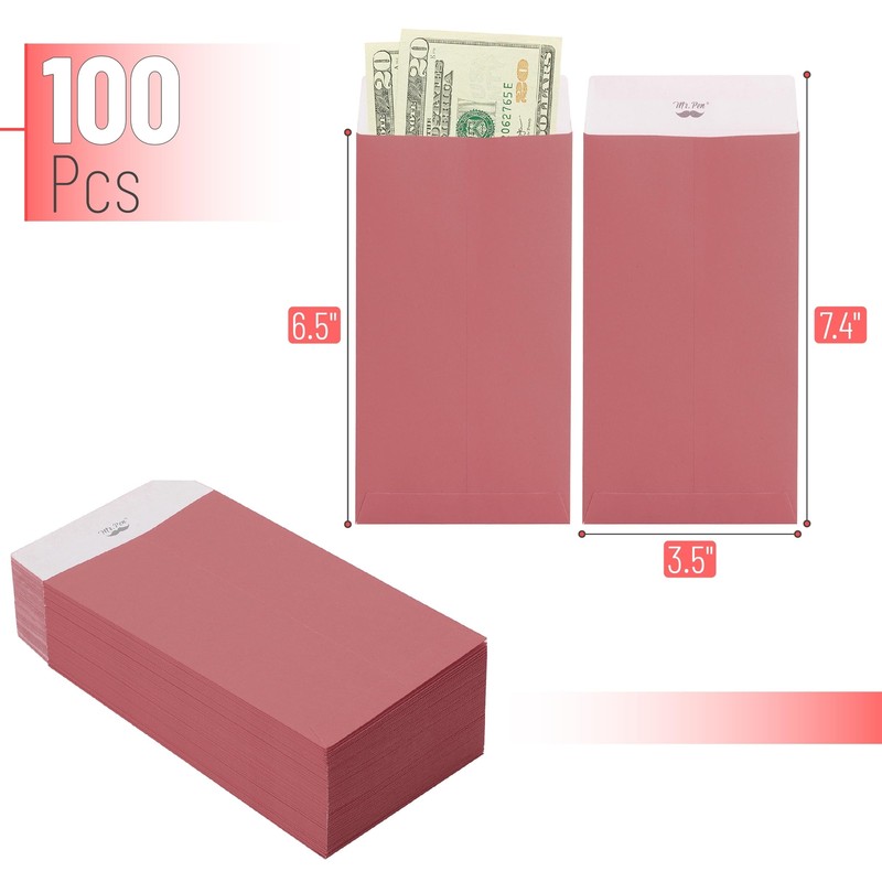 100 Pack 4x7Inch Money Envelopes for Cash Saving Budgeting Check Gifts gallery