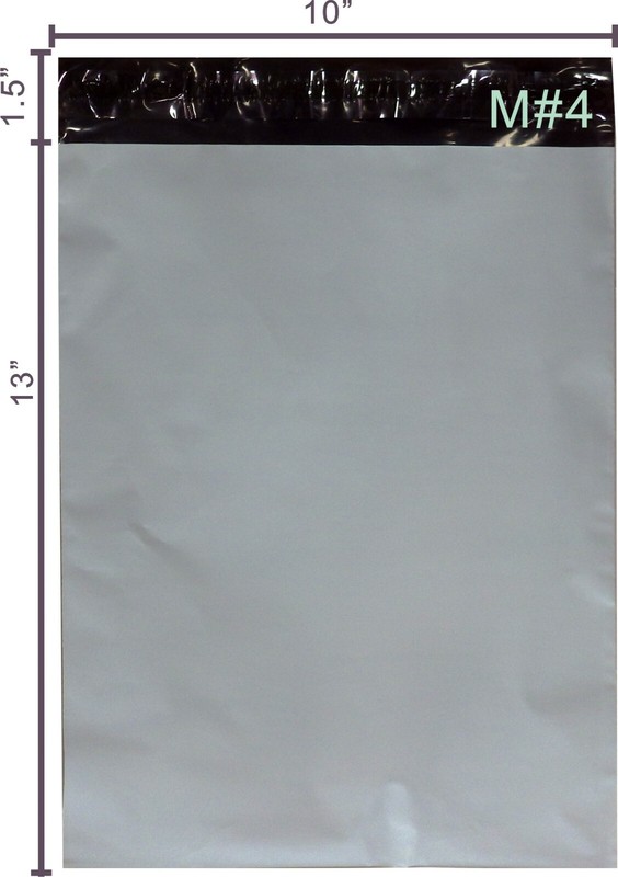 1000 10X13 M4 WHITE POLY MAILERS SHIPPING ENVELOPES PLASTIC BAGS 1000#M4 gallery