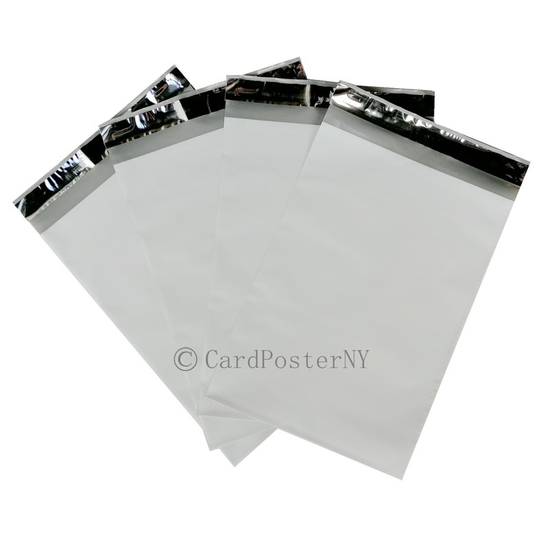500 12X15.5 White Poly Mailer Self Sealing Shipping Envelopes Bags 12”X15.5” #5