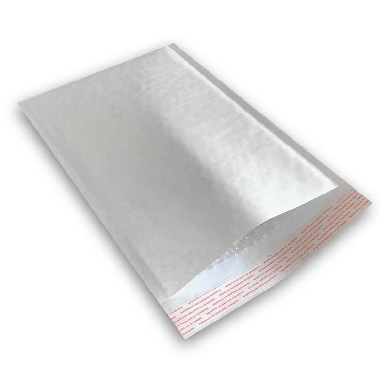 #00 5x9 250/CS WHITE KRAFT BUBBLE MAILERS SELF SEAL SAME DAY SHIPPING gallery