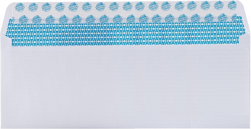 Aimoh #10 Security Self Seal Envelopes – 100 Qty |No Window, EnveGuard, 4⅛ x gallery