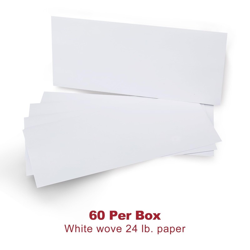 Zzrywuty #10 Letter Size Mailing Envelopes for Business, 60pcs Self Seal Wind... gallery