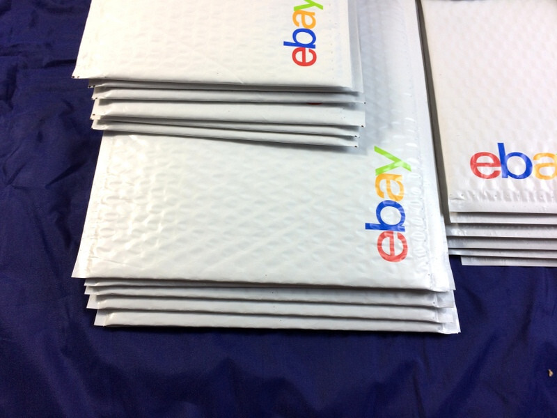 Ebay Shipping Supplies KIT Padded MAILERS Bubble Envelopes, BOXES, Tissue &TAPE gallery