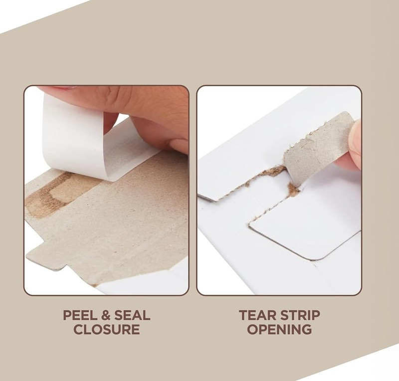 100 Pack Rigid Mailers 9x12 inches – Self Adhesive White Photo Mailers Large–... gallery