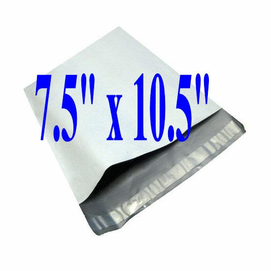 500 x White 7.5×10.5 Poly Mailers Self Sealing Envelopes Plastic Shipping Bags