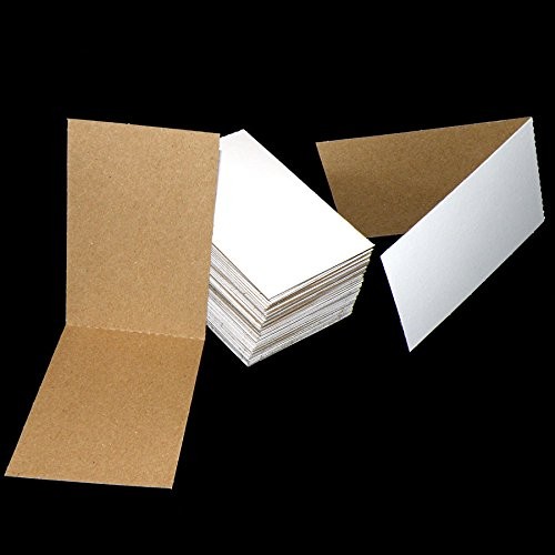 120 Cardboard Sleeves Folded Flat Vending 3″ X 4.5″ Sports Card Folder