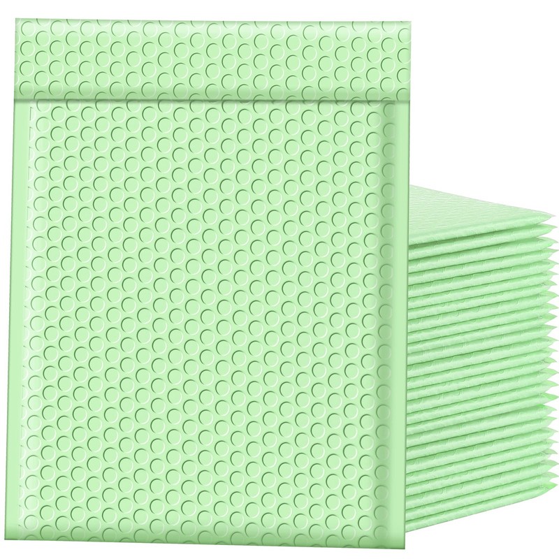 Bubble Mailers 8.5×12 Inch 25pc Mint Green Shipping Bags, Chic Packaging Bags…