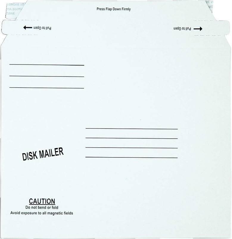 Quality Park Recycled Economy Disk Mailers Redi-Strip White 7.5×6.0625 100ct