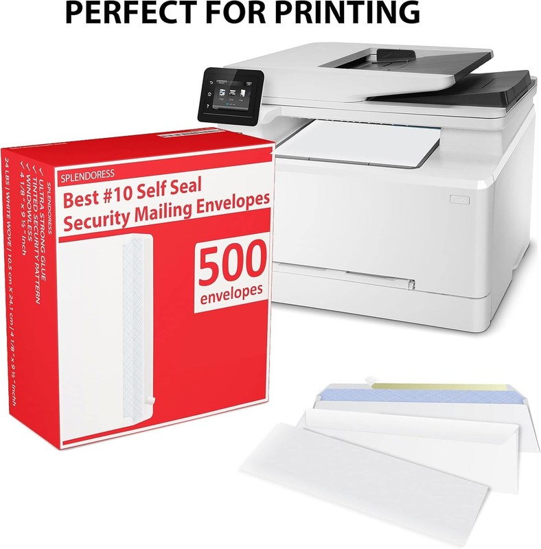 No. 10 White Envelopes | 4-1/8 x 9-1/2 | 500 Pack gallery