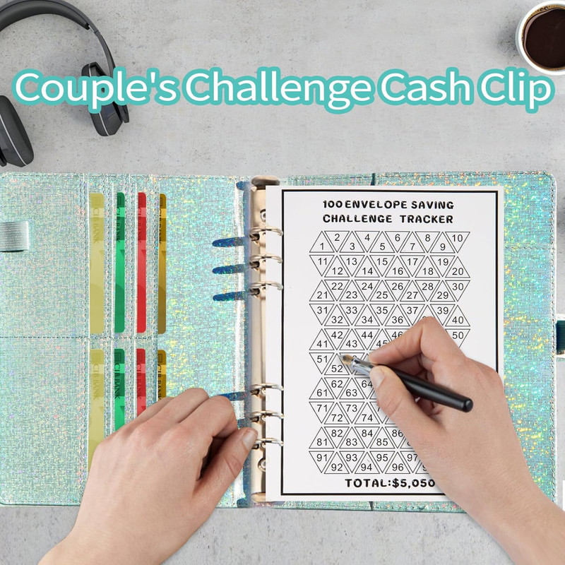 100 Envelopes Money Saving Challenge Binder, save 5050 Dollars 100 Day Envelope gallery