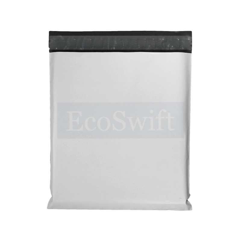 500 19 x 24 EcoSwift White Poly Mailers Shipping Envelopes Sealing Bags 2.35 MIL gallery