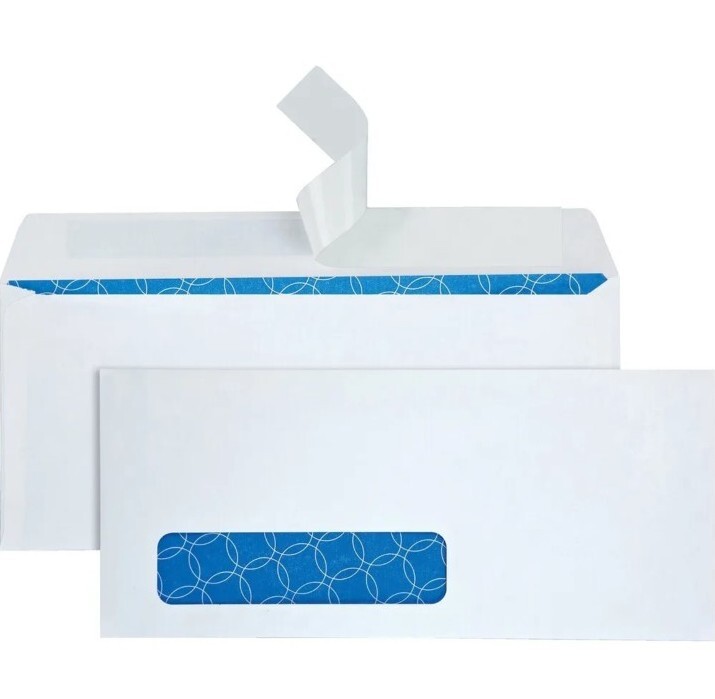 Quality Park Security Envelope #10 Redi-Strip Closure White 500/Box 90119R