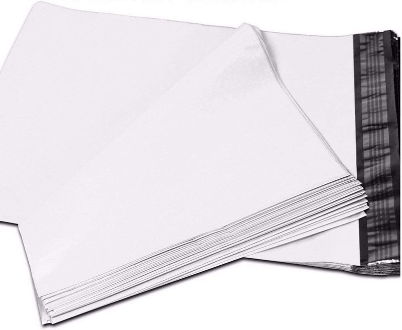 19 X 24 Inch Packaging Supplies White Poly Mailers Self-Sealing Shipping Envelo