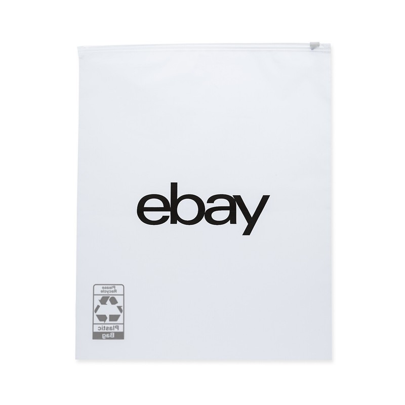 10″ x 12.5″ Frosted Zipper Clothing Bag