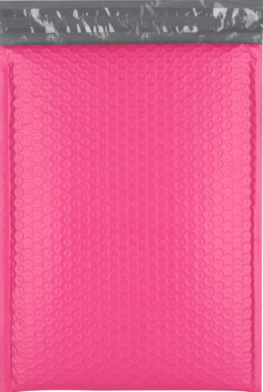 Bubble Poly Padded Envelope Mailers Shipping Size 8.5 x 12 Pink 100 Units gallery