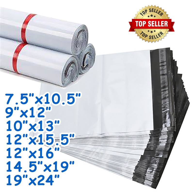 Poly Mailers Shipping Bags Envelopes Premium Bags 9x12" 10x13" 12x15.5" 14.5x19"