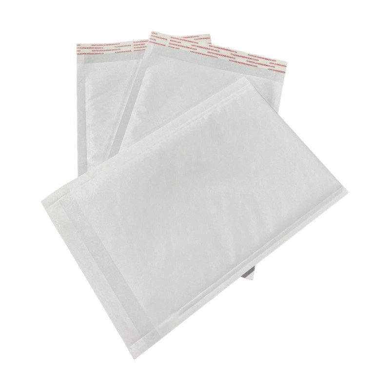 50 #0 6×10 White Bubble Kraft Envelopes Padded Shipping Mailers 6″x10″