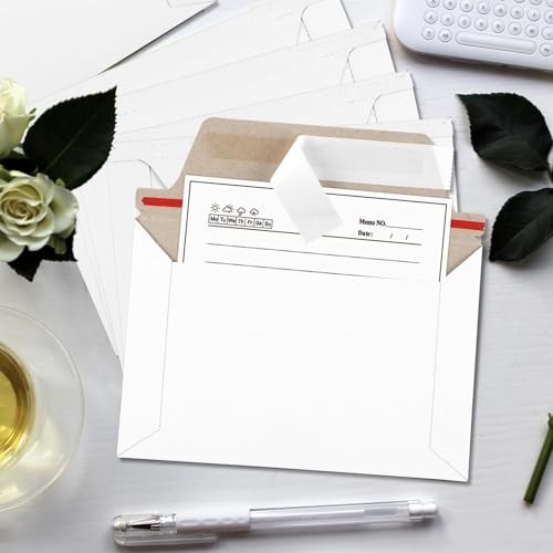 300 Pcs Rigid Mailers 6.5x4.5" Self-Seal Envelopes for Postcards, Photos & Comic gallery