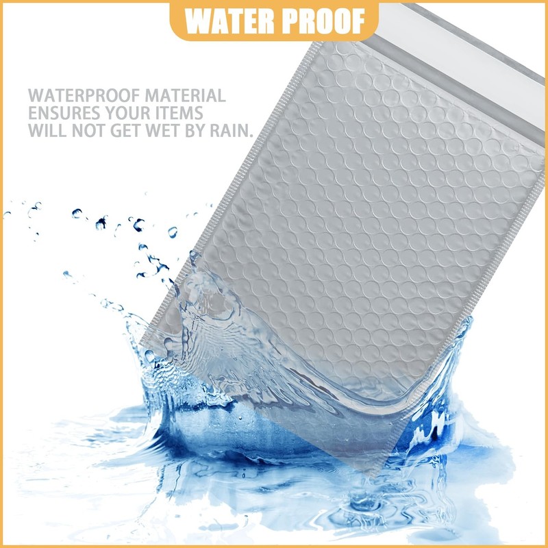 PRIMPKG 8.5in x 11in Bubble Mailer, Gray Poly Mailer, Padded Envelope, Shippi... gallery