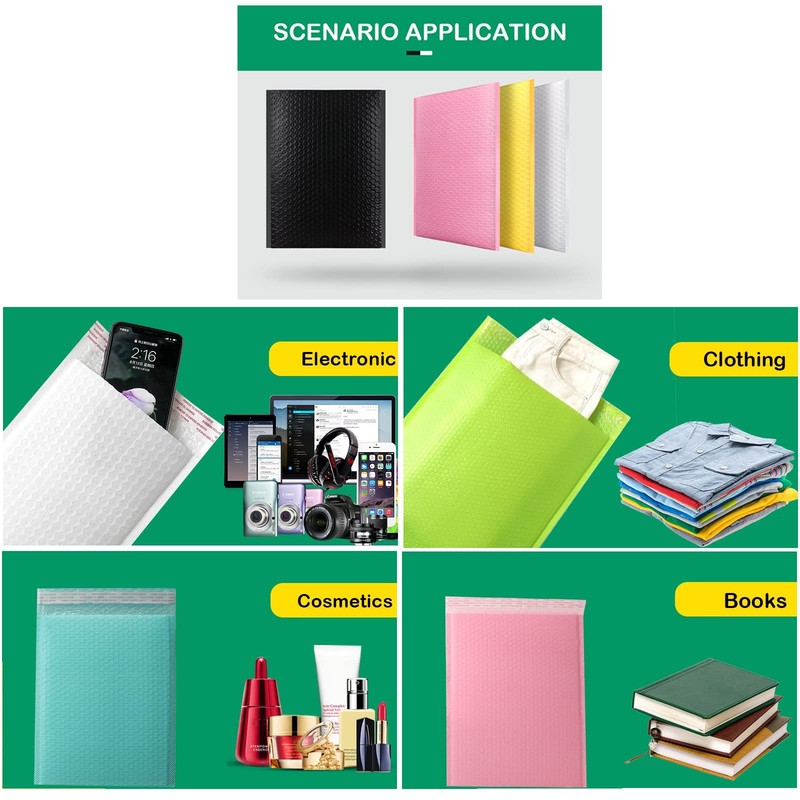 Bubble Mailers 13x10 inch Bubble Mailer Packaging Mailing Envelope Bags Shipp... gallery