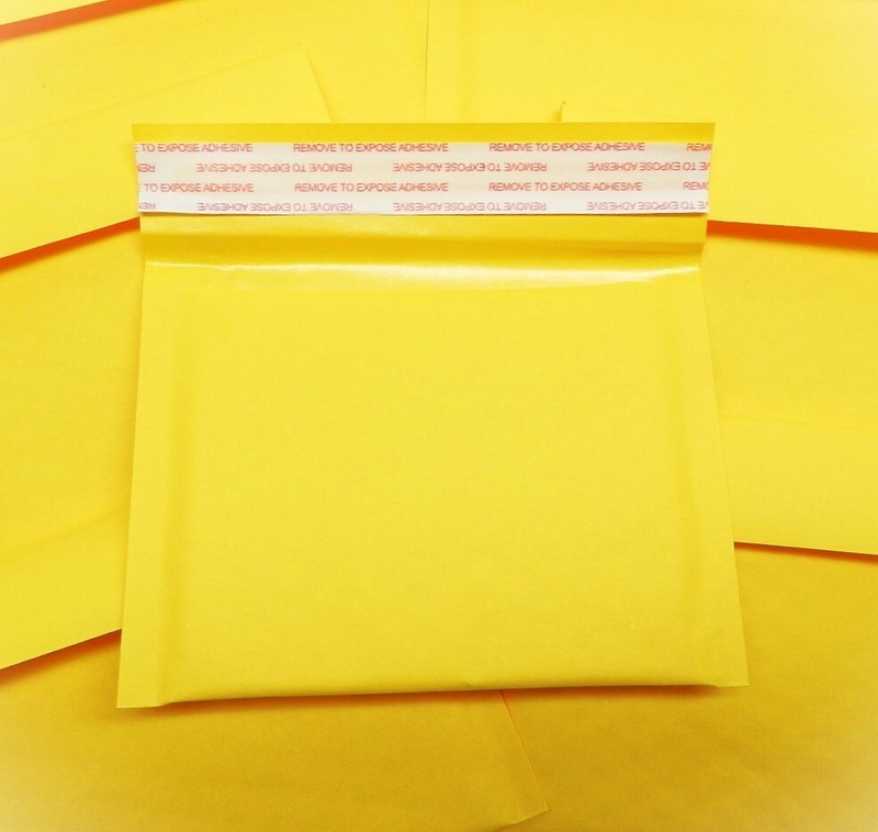 Size #00000 Bubble Mailers Kraft 5″Wide x 4″ Height Mini Size Self Seal 12 Pc