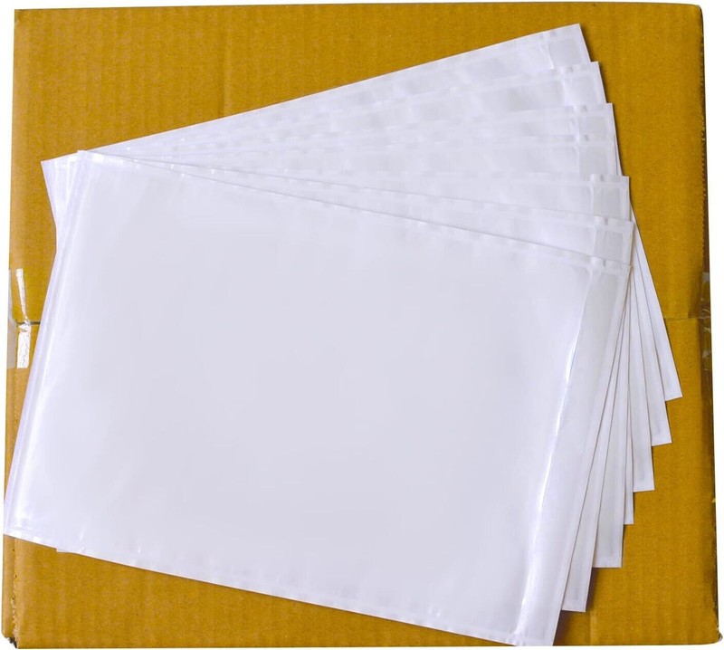 7″ x 10″ Packing List Envelope Clear Self Seal Shipping Sleeve 200 Pack