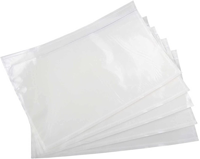 BEUYI Clear 7.5” x 5.5” Packing List Envelopes, 7.5”x5.5”｜50 Pack,