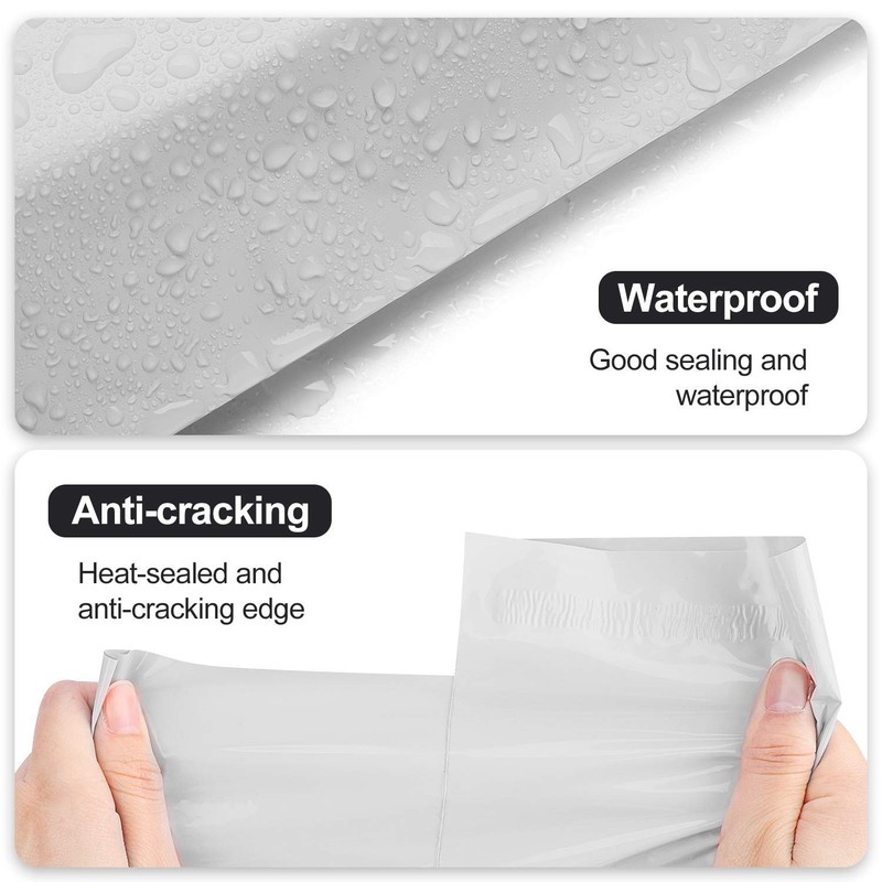 Large Poly Mailers 19x24 White Shipping Bags 100 Pcs, Waterproof Packaging Ba... gallery