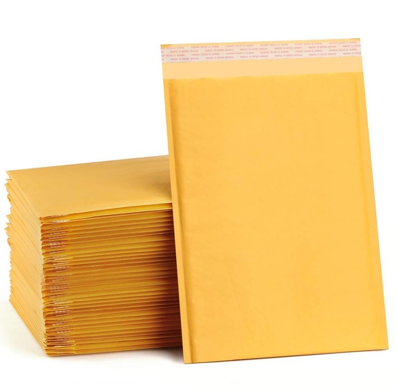 20 Kraft Bubble Mailers #0XL Padded Envelope Shipping Bags Seal