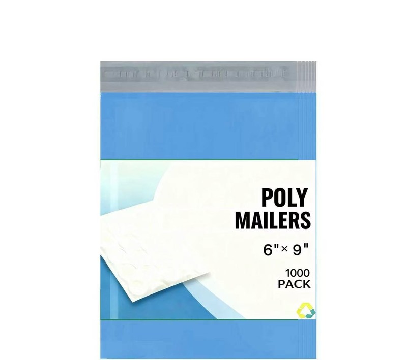 #1 6×9 Poly Mailers Plastic Envelope Shipping Packaging Bags LIGHT BLUE 1000 PCS