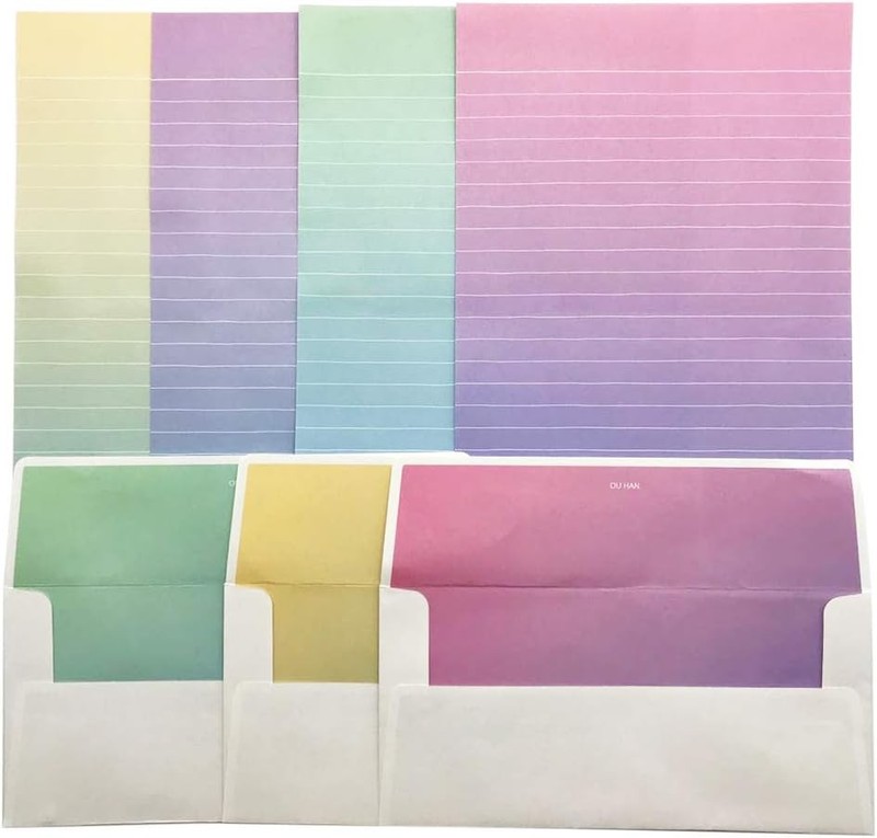 Letter Writing Paper – Lined Stationary and envelope Set – #4