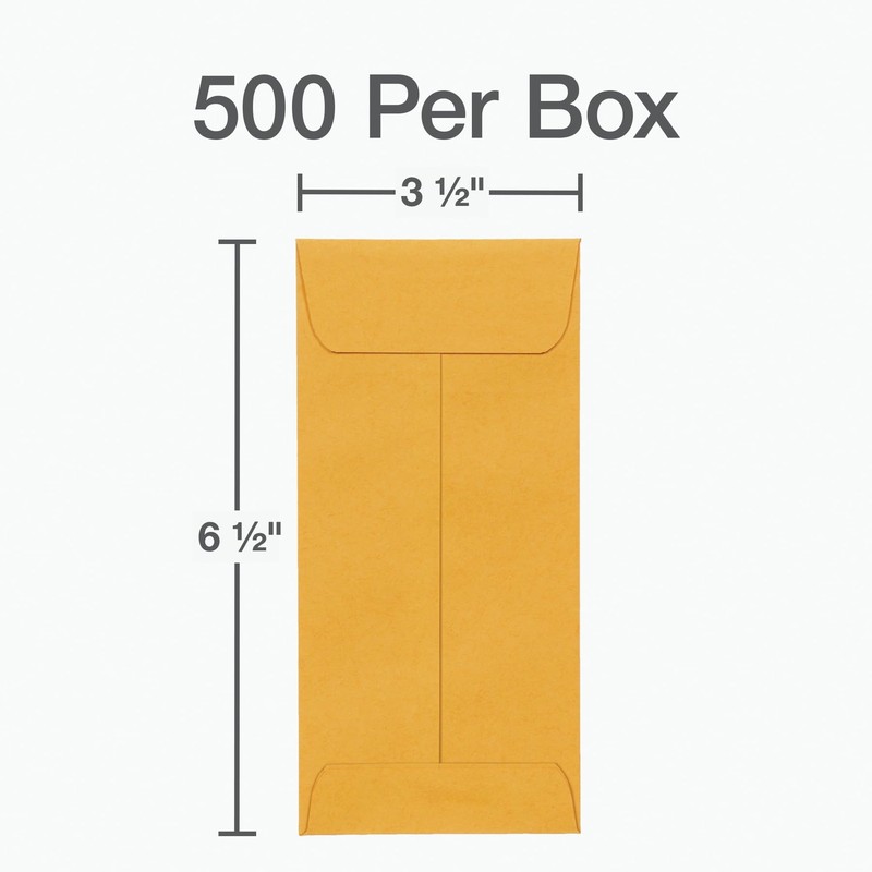 #7 Coin and Small Parts Envelopes, Self Seal, for Home, Office, Garden, 24 lb... gallery