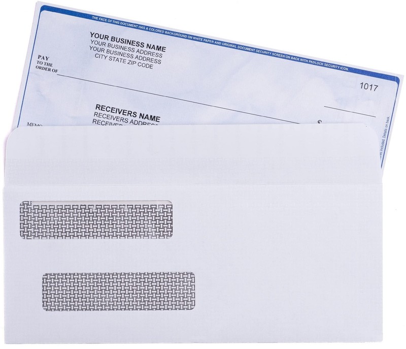 Premium Business Checks 500 Self Seal Quickbooks Double Window Security Check gallery