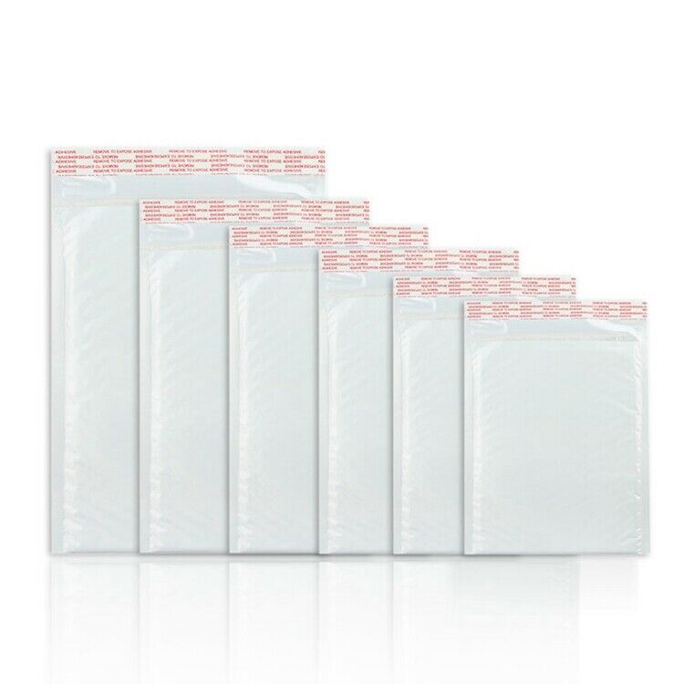 All SIZE POLY BUBBLE MAILERS Self Seal PADDED ENVELOPES Opaque Shipping Bags