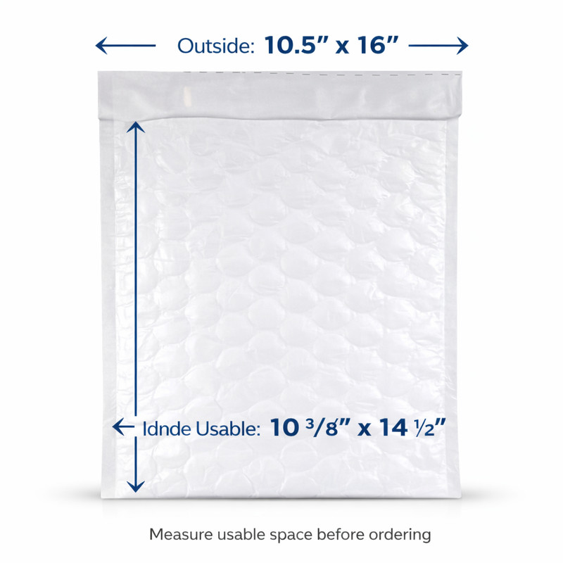 50 #5 10 1/2 x 16" Jiffy Tuffgard Extreme Poly Bubble Mailers Extra Thick 5/16 gallery